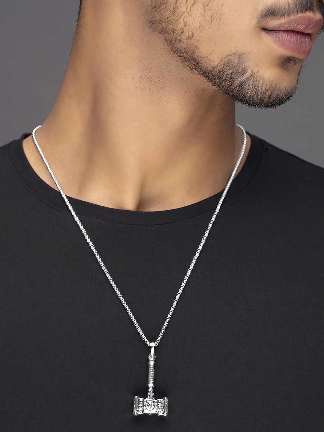 

Roadster Men Silver-Plated Bohemian Chain