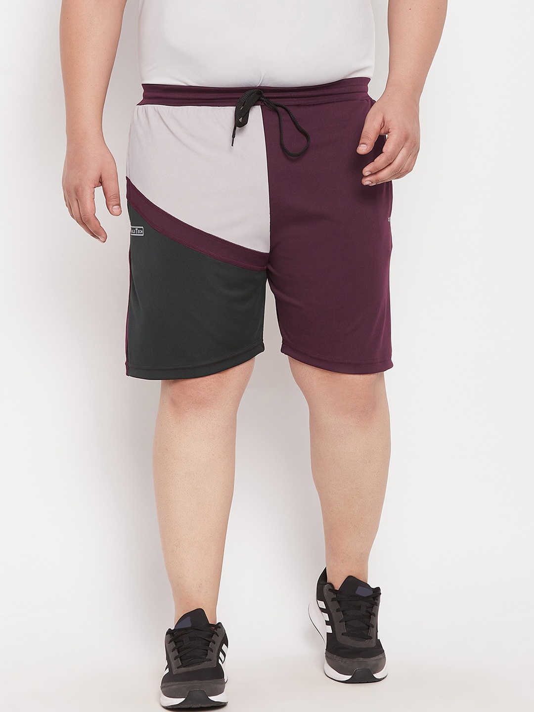 

bigbanana Men Plus Size Multicoloured Sports Shorts, Multi