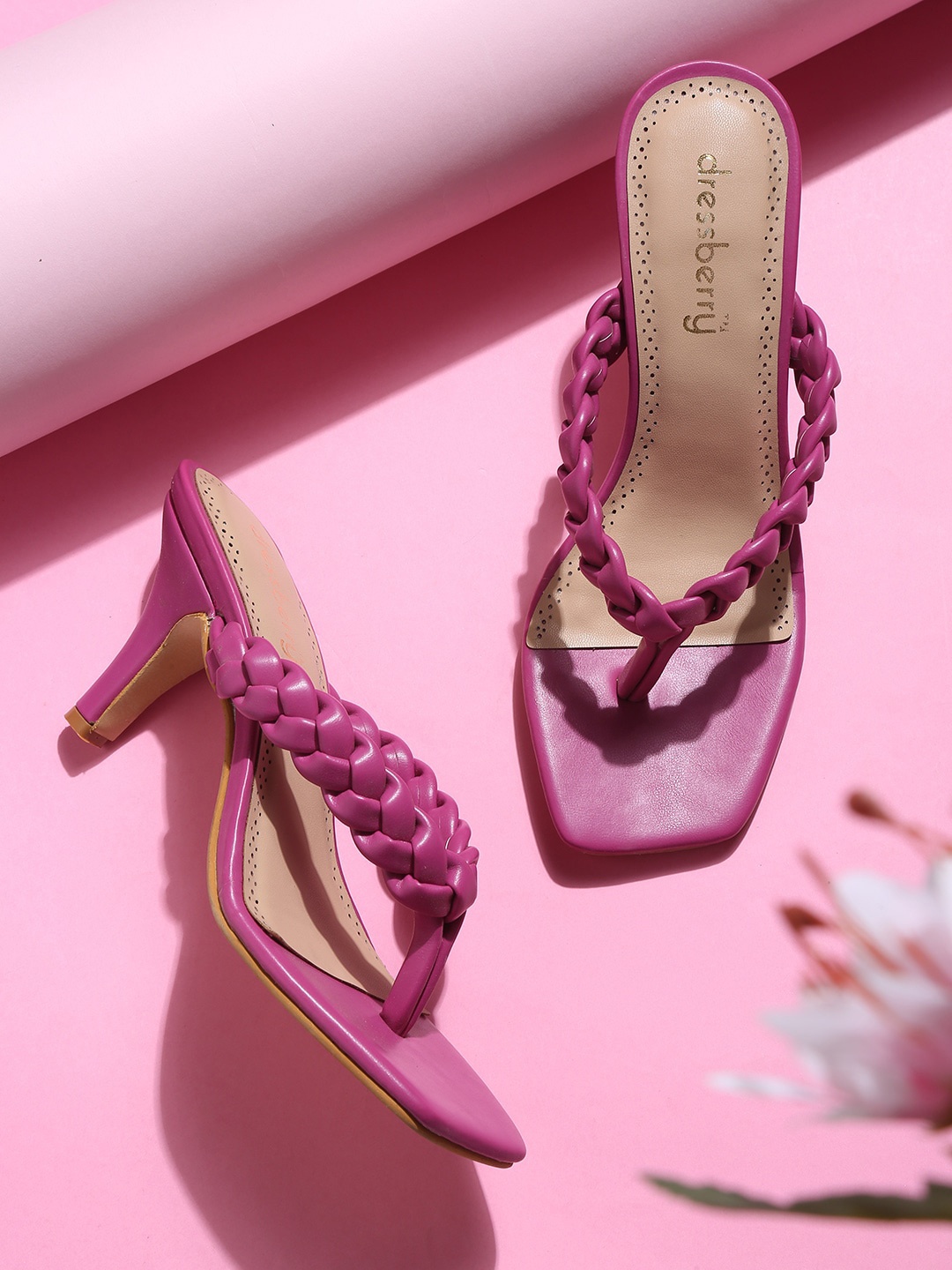

Bruno Manetti Pink PU Sandals