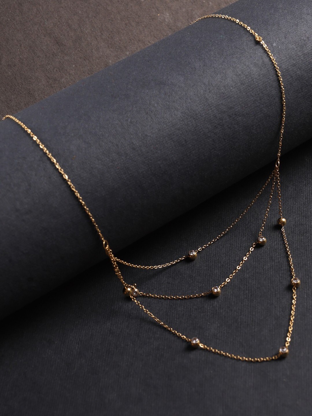 

anore 18K Gold Plated Necklace Chain