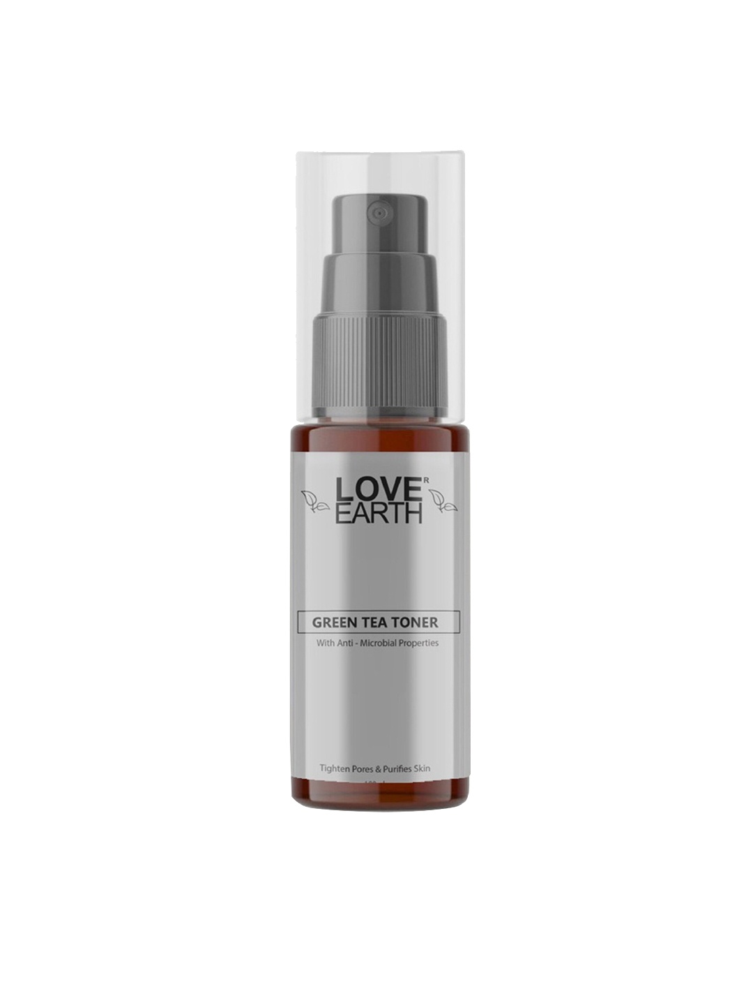 

LOVE EARTH Green Tea Toner with Castor Oil & Grape Seed 100 ml, Grey