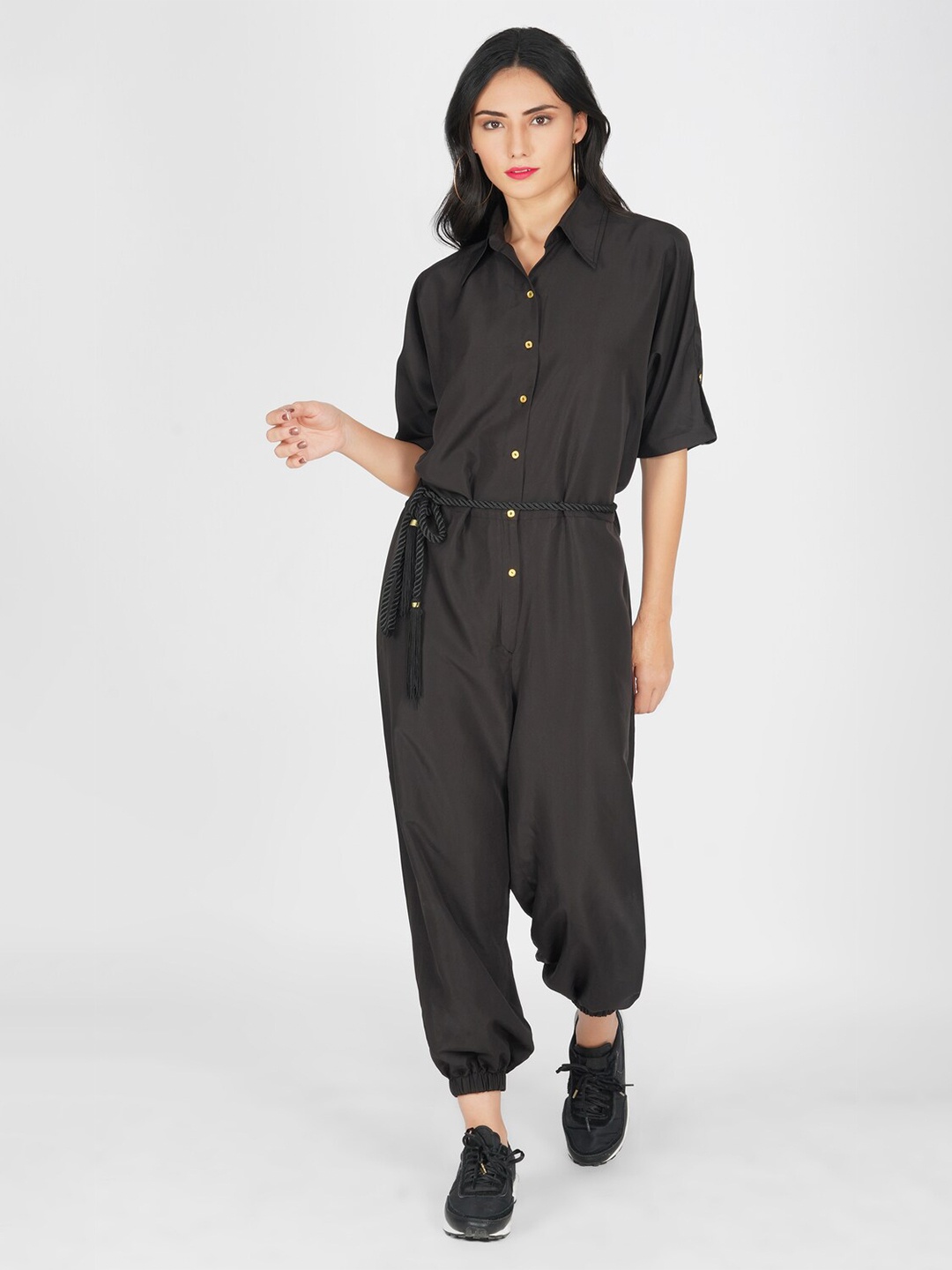 

KOVET Women Black Jumpsuit