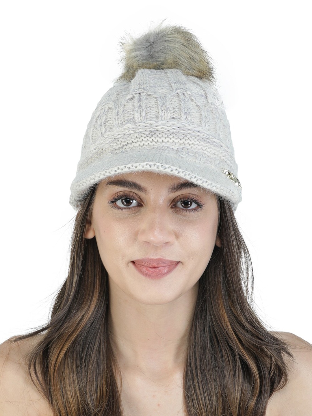 

ELLIS Women White Beanie