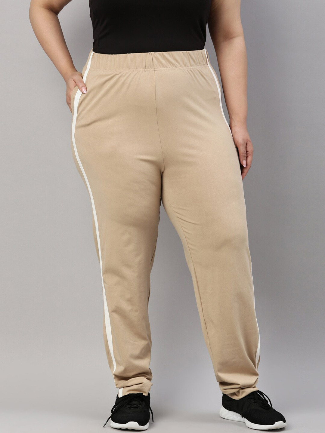

Go Colors Women Beige Trousers