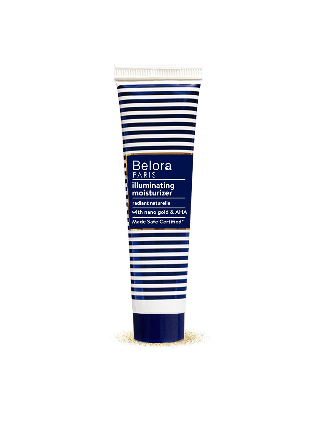 

Belora Paris Illuminating Sustainable Face Moisturizer with Nano Gold & AHA 30 g, Navy blue