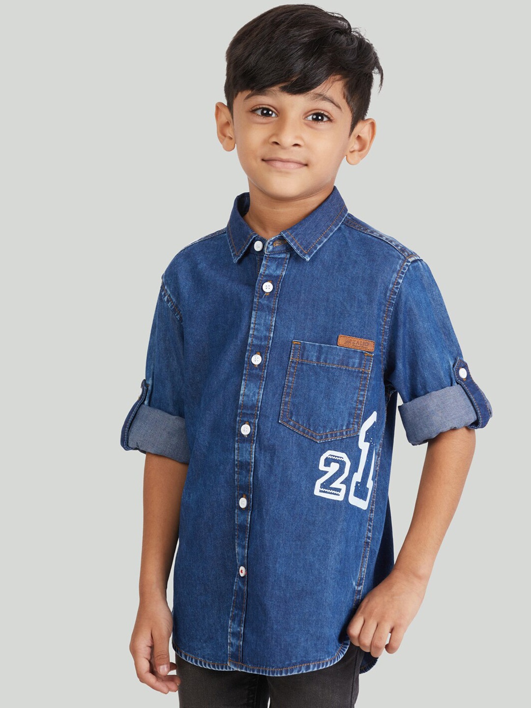 

Zalio Boys Blue Comfort Casual Shirt