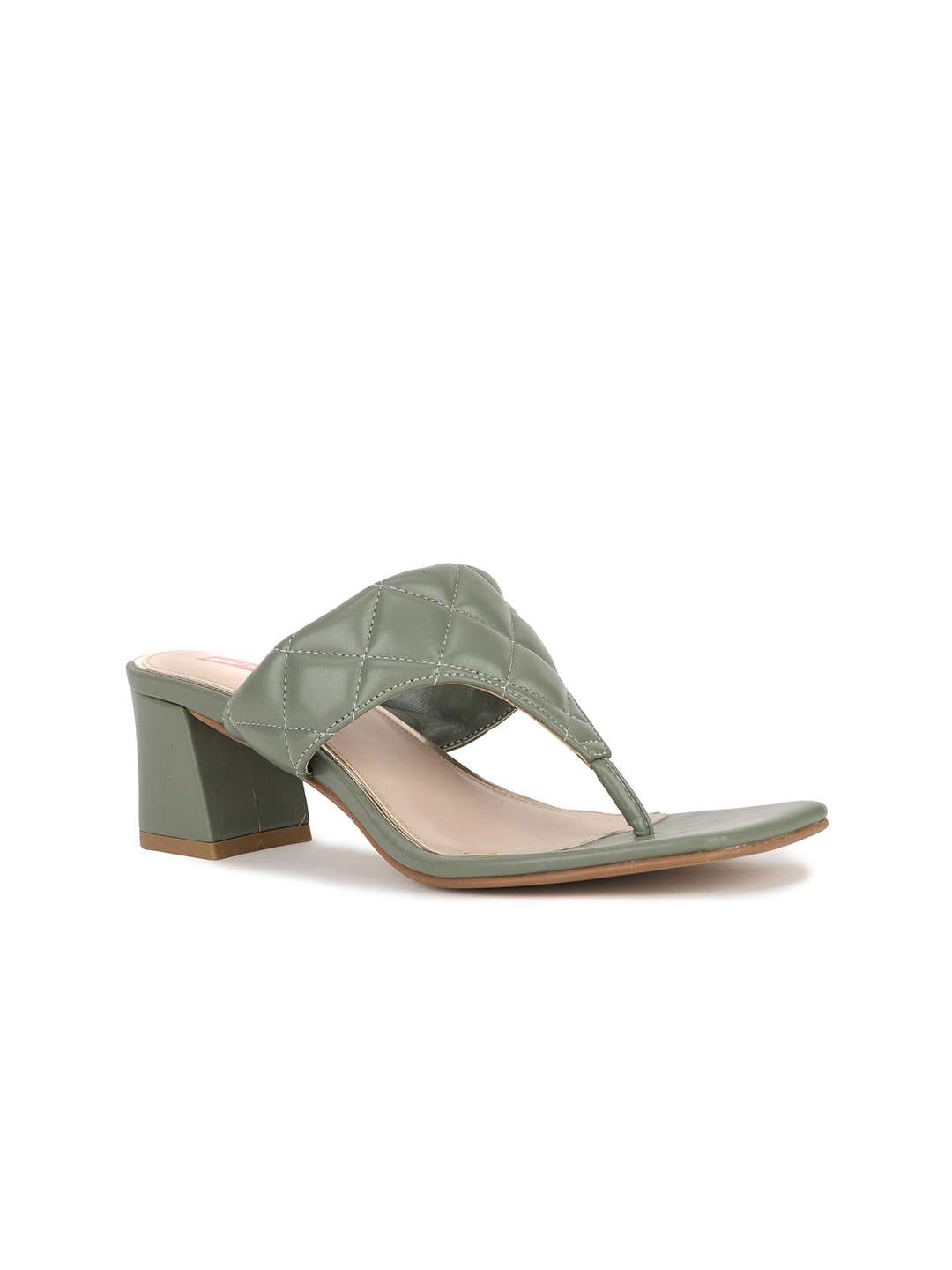 

Bata Green Block Mules