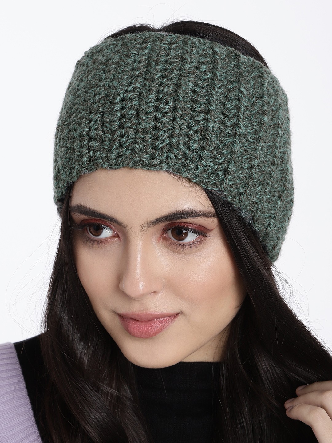 

Magic Needles Green Handmade Crochet Headband