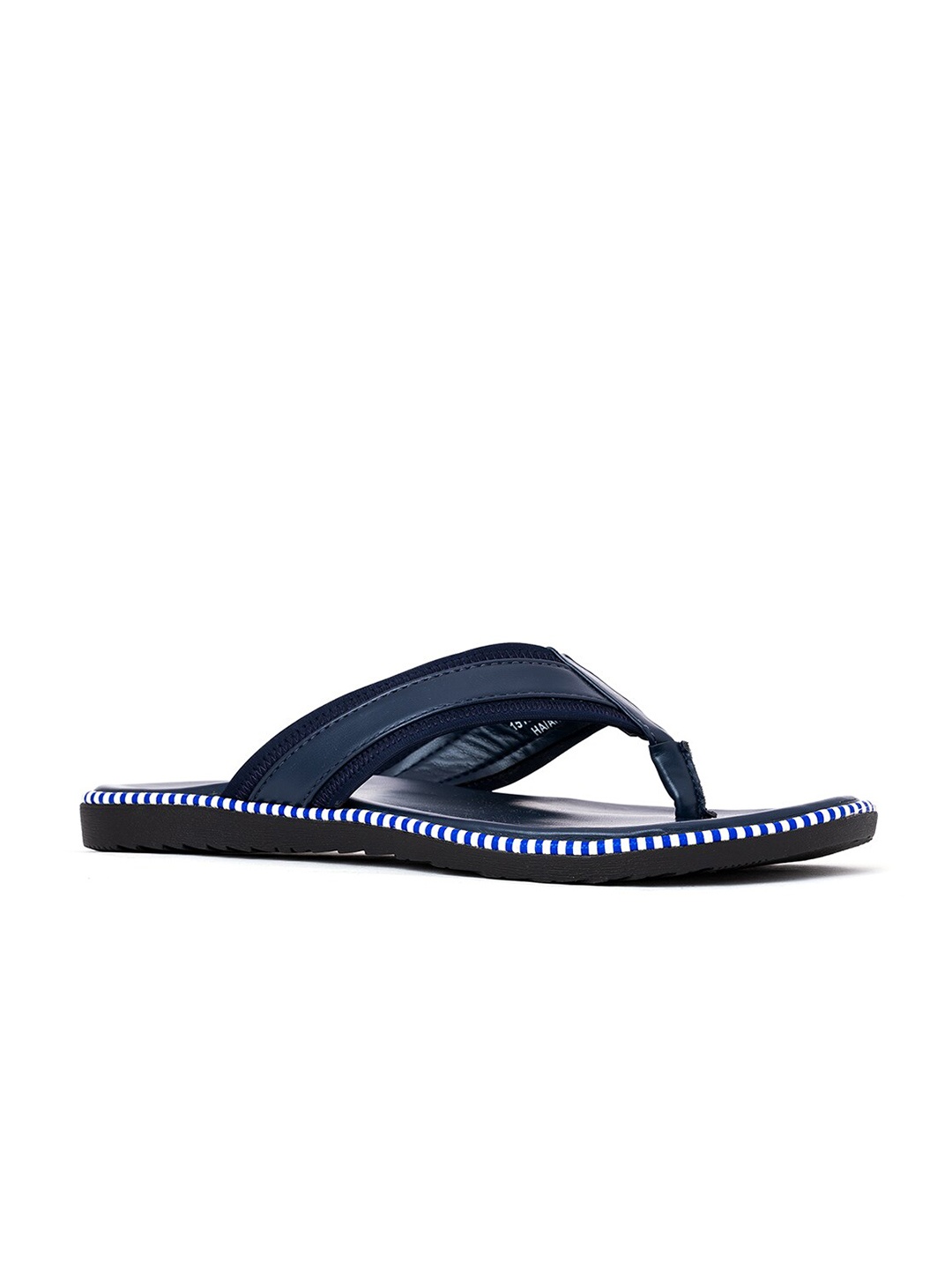 

Khadims Men Navy Blue & White Thong Flip-Flops