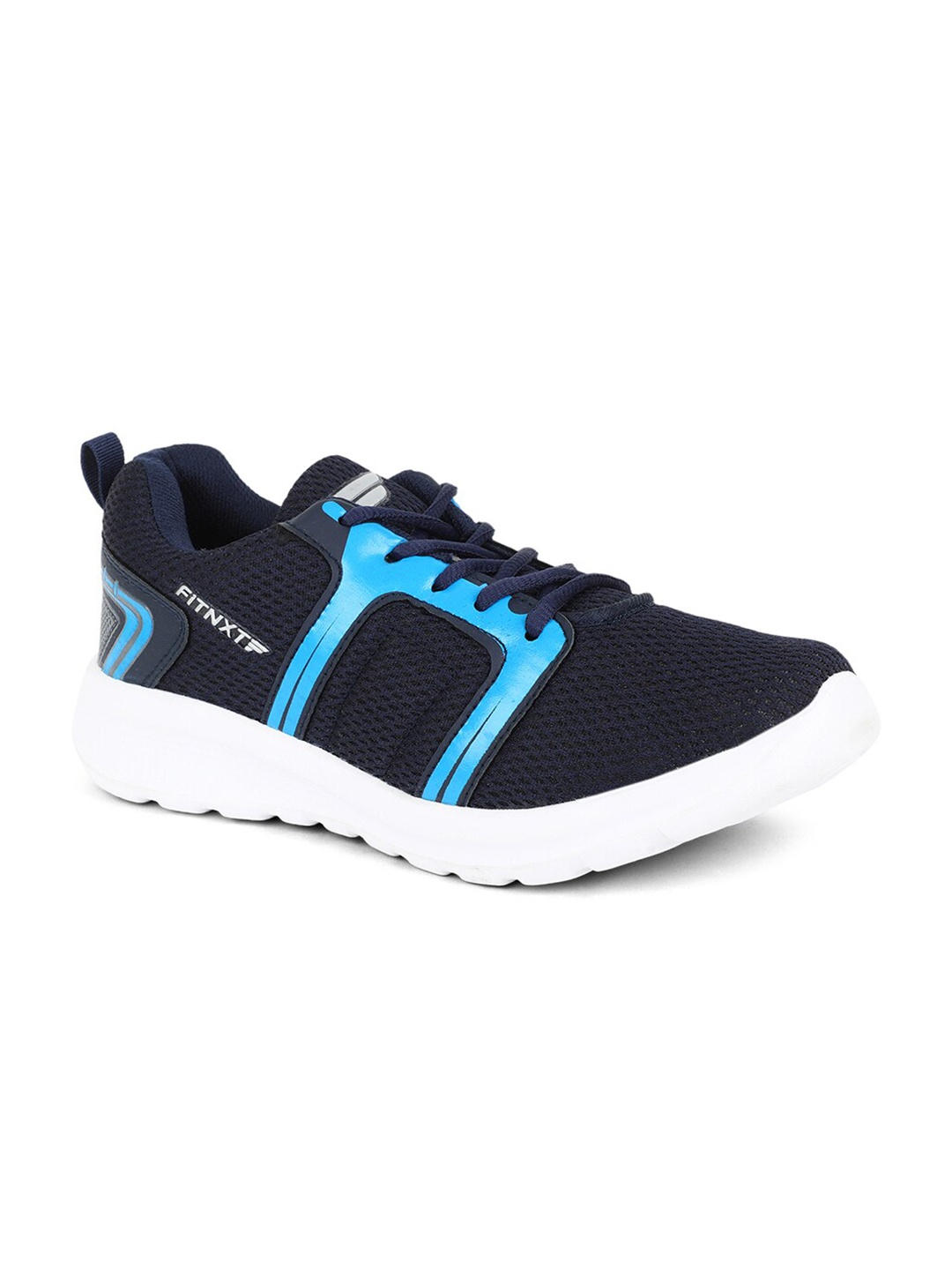 

Khadims Men Navy Blue Textile Running Non-Marking Shoes