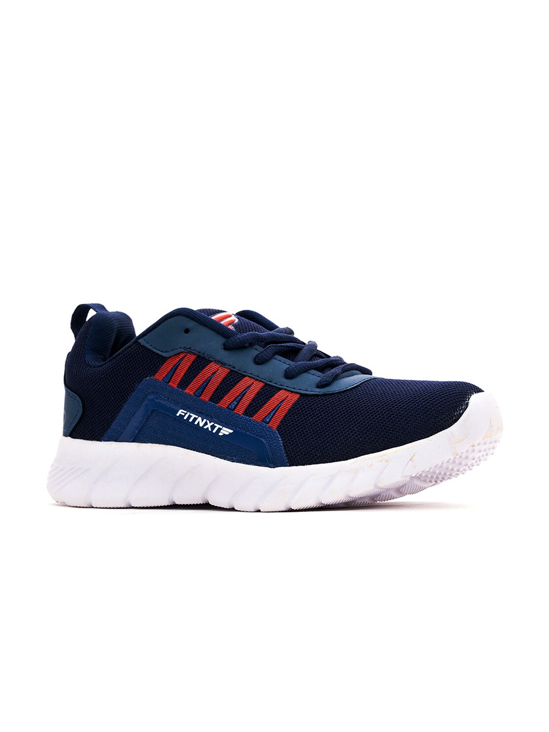 

Khadims Men Navy Blue Textile Running Shoes