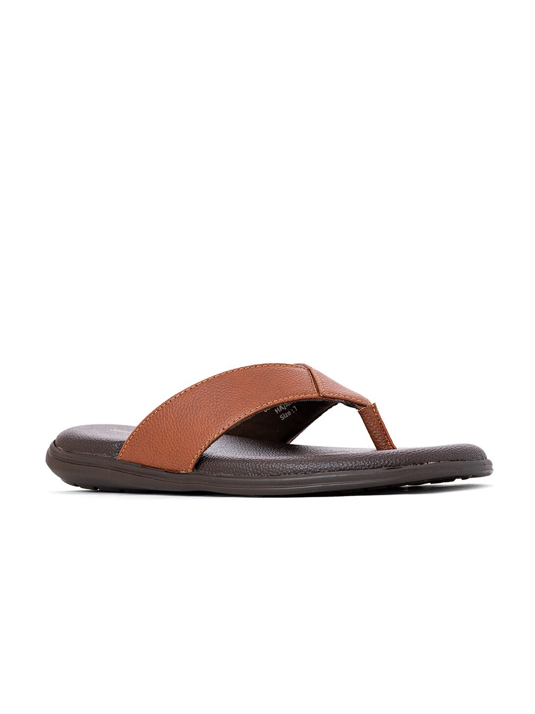 

Khadims Men Brown Thong Flip-Flops