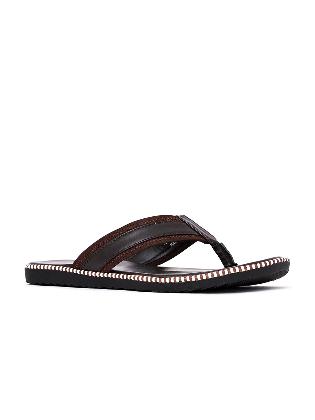 

Khadims Men Brown Thong Flip-Flops