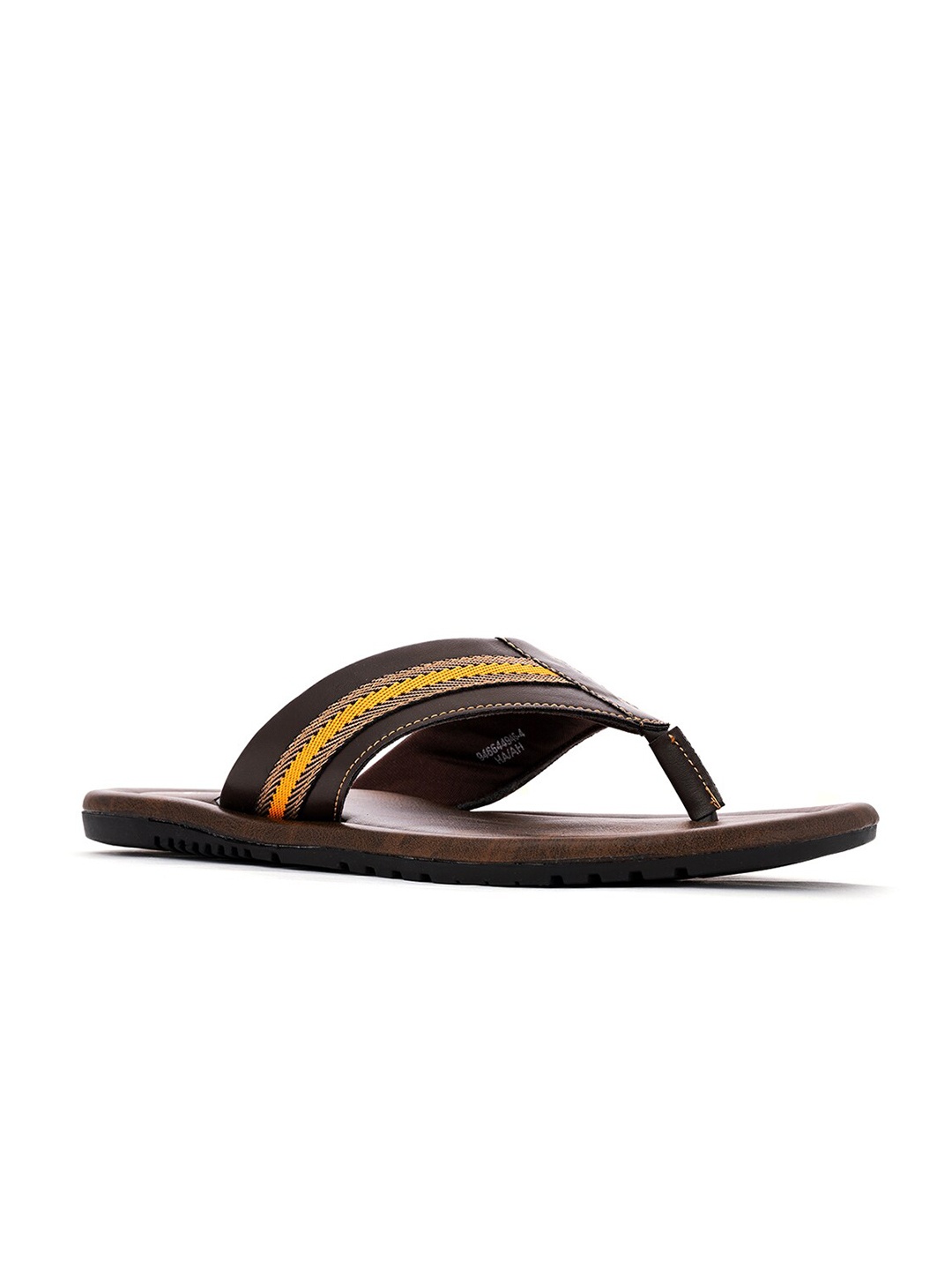 

Khadims Men Brown Thong Flip-Flops