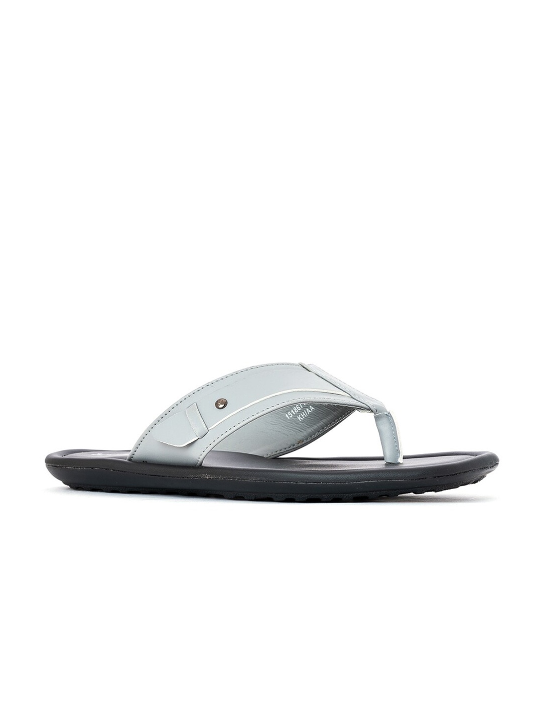 

Khadims Men Grey Thong Flip-Flops