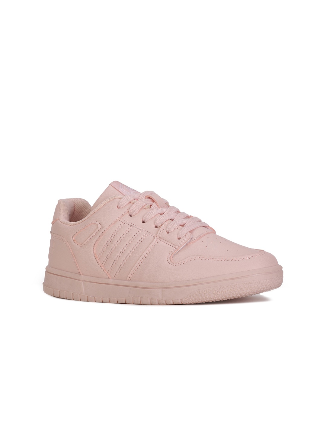

North Star Women Pink Perforations PU Sneakers