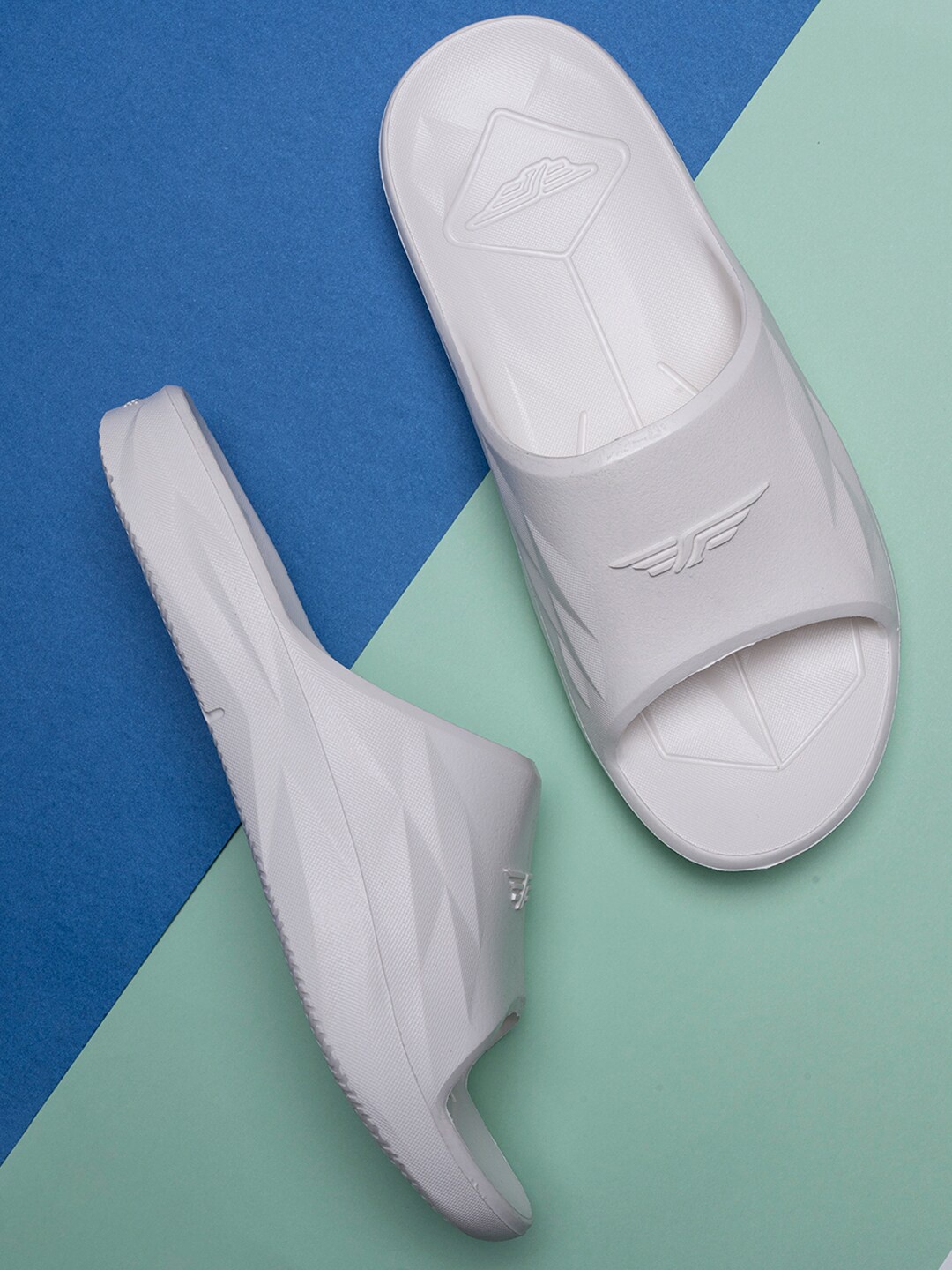 

Red Tape Women White Rubber Sliders