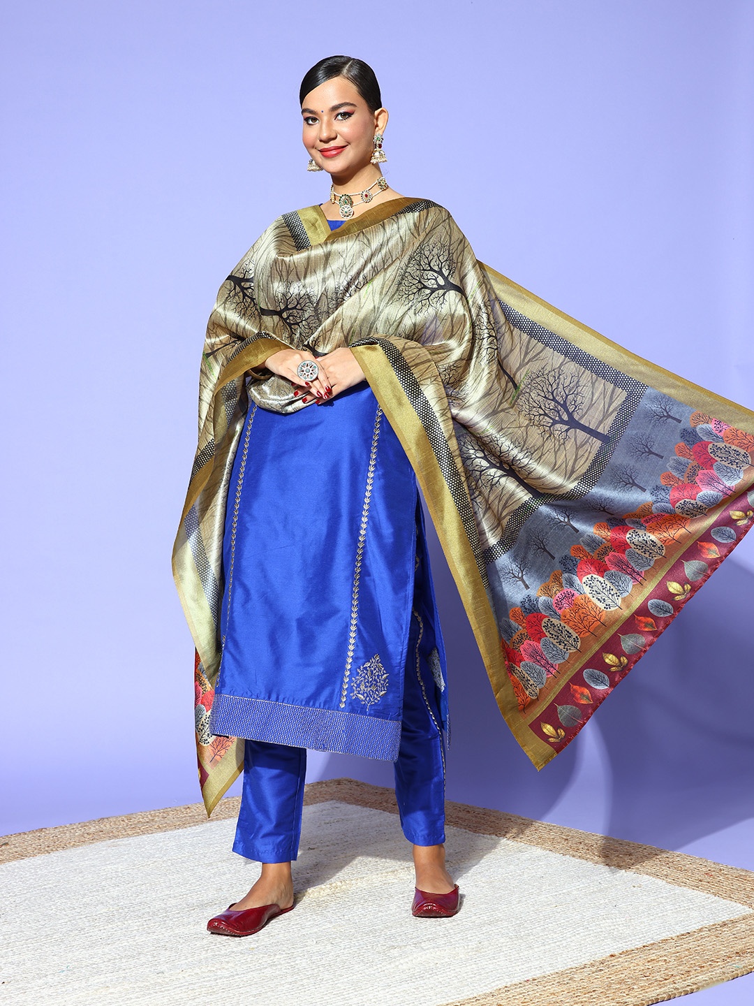 

Rang Gali Women Olive Dupatta