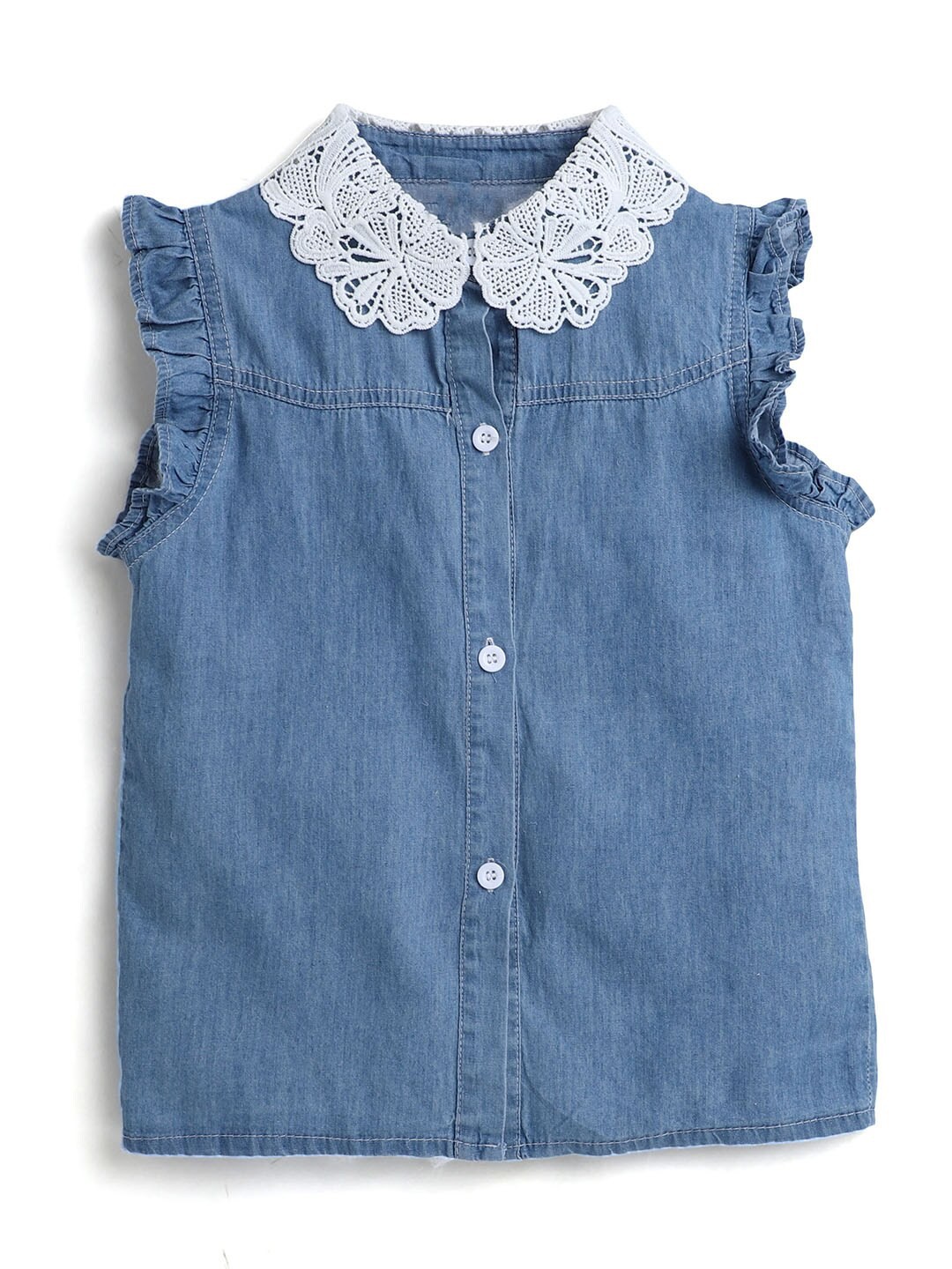 

Hopscotch Girls Blue & White Top with Shorts