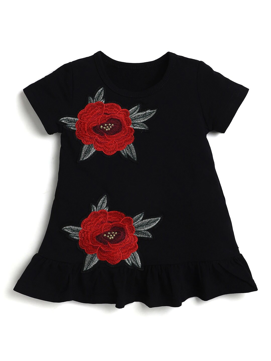 

Hopscotch Black A-Line Dress