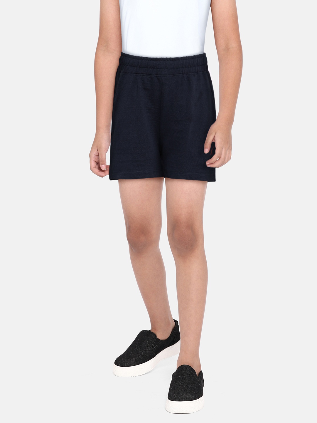 

HRX by Hrithik Roshan Boys Navy Blue Solid Lifestyle Shorts