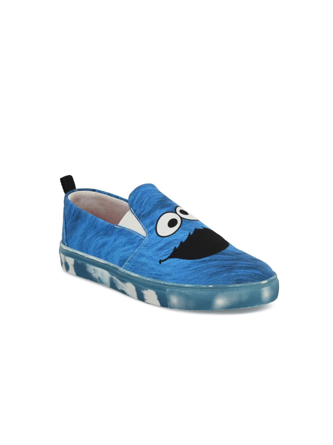 

EXTRIMOS Men Blue Colourblocked Slip-On Sneakers