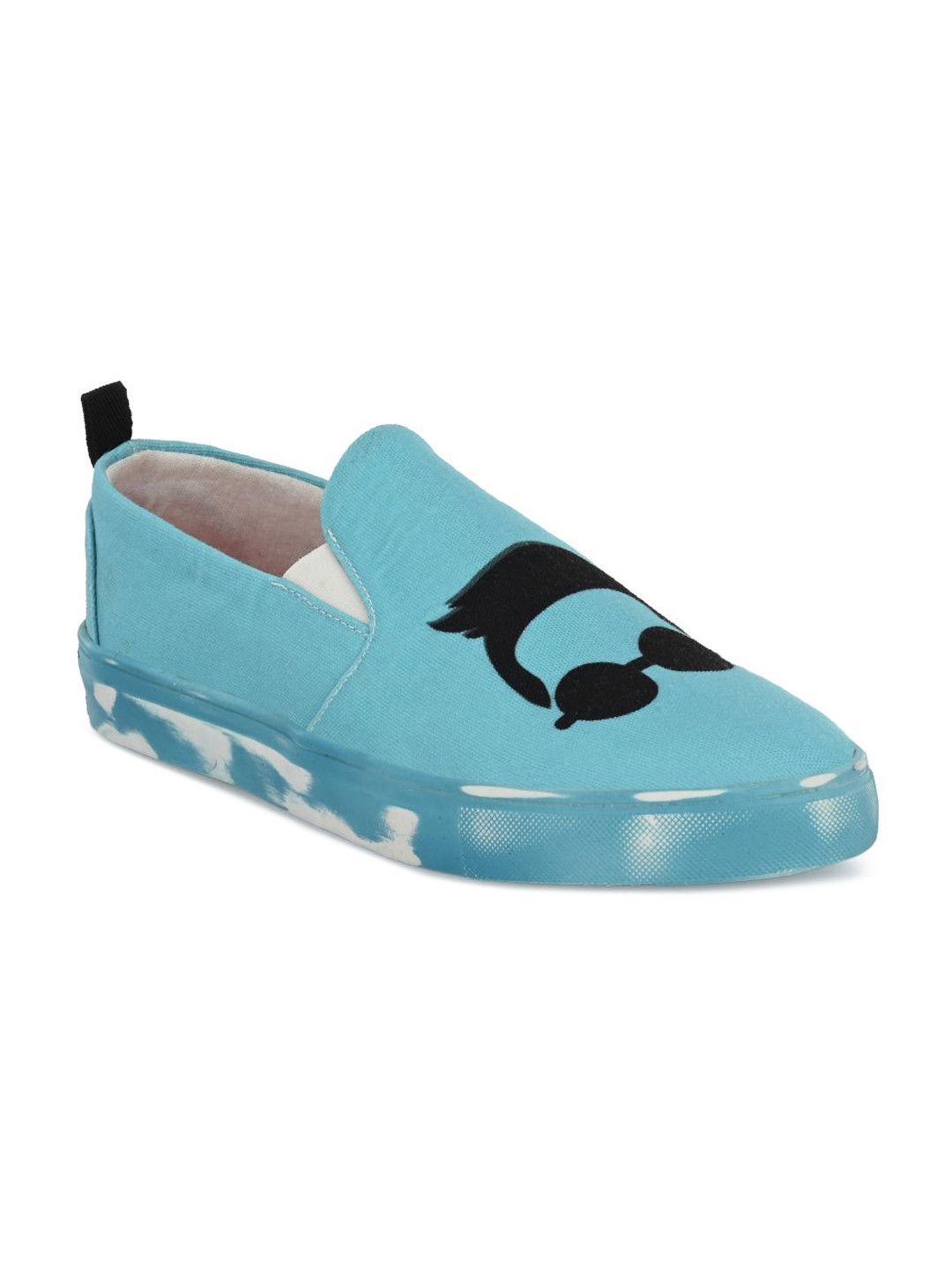 

EXTRIMOS Men Blue Printed Slip-On Sneakers