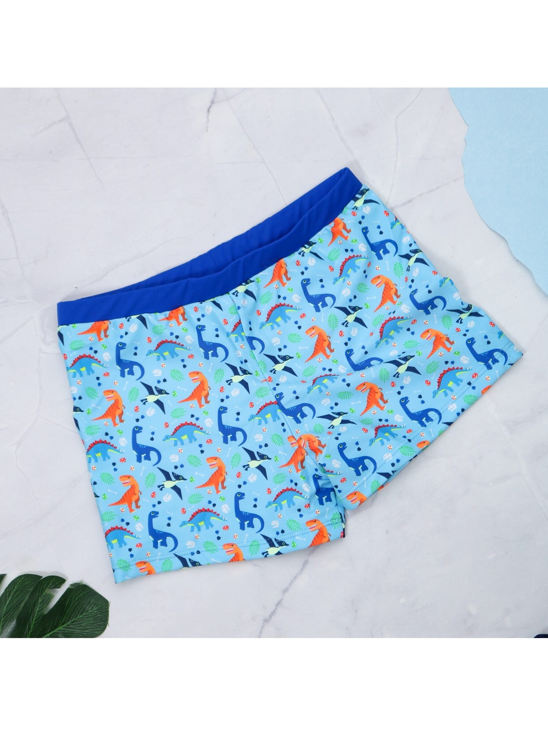 

Yellow Bee Boys Multicolor printed Swim Bottoms, Multi