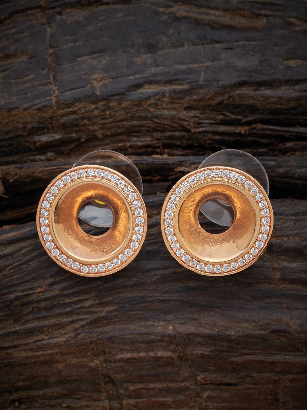 

Kushal's Fashion Jewellery White Contemporary Studs Earrings