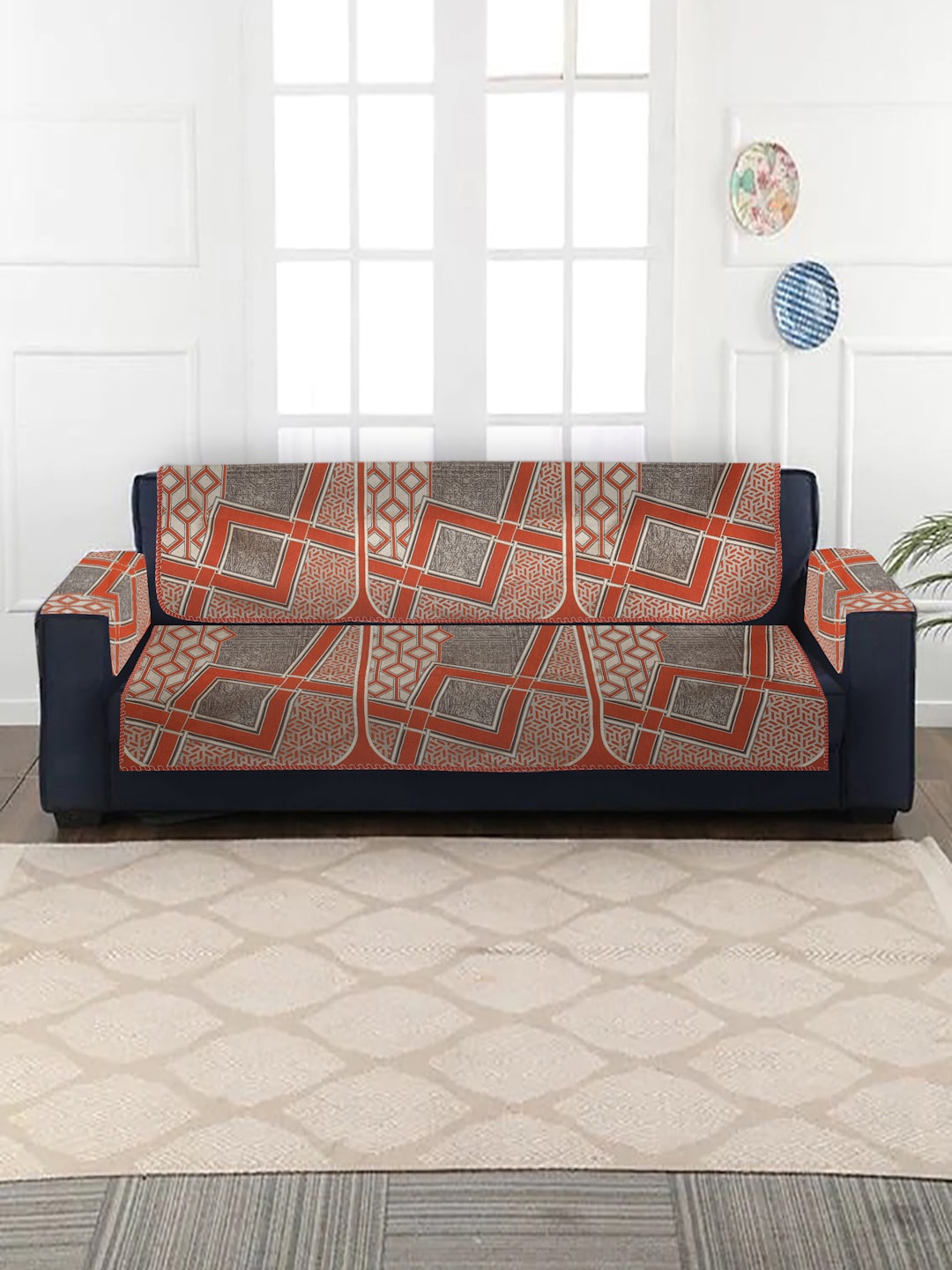 

MULTITEX Unisex Rust Sofa Covers