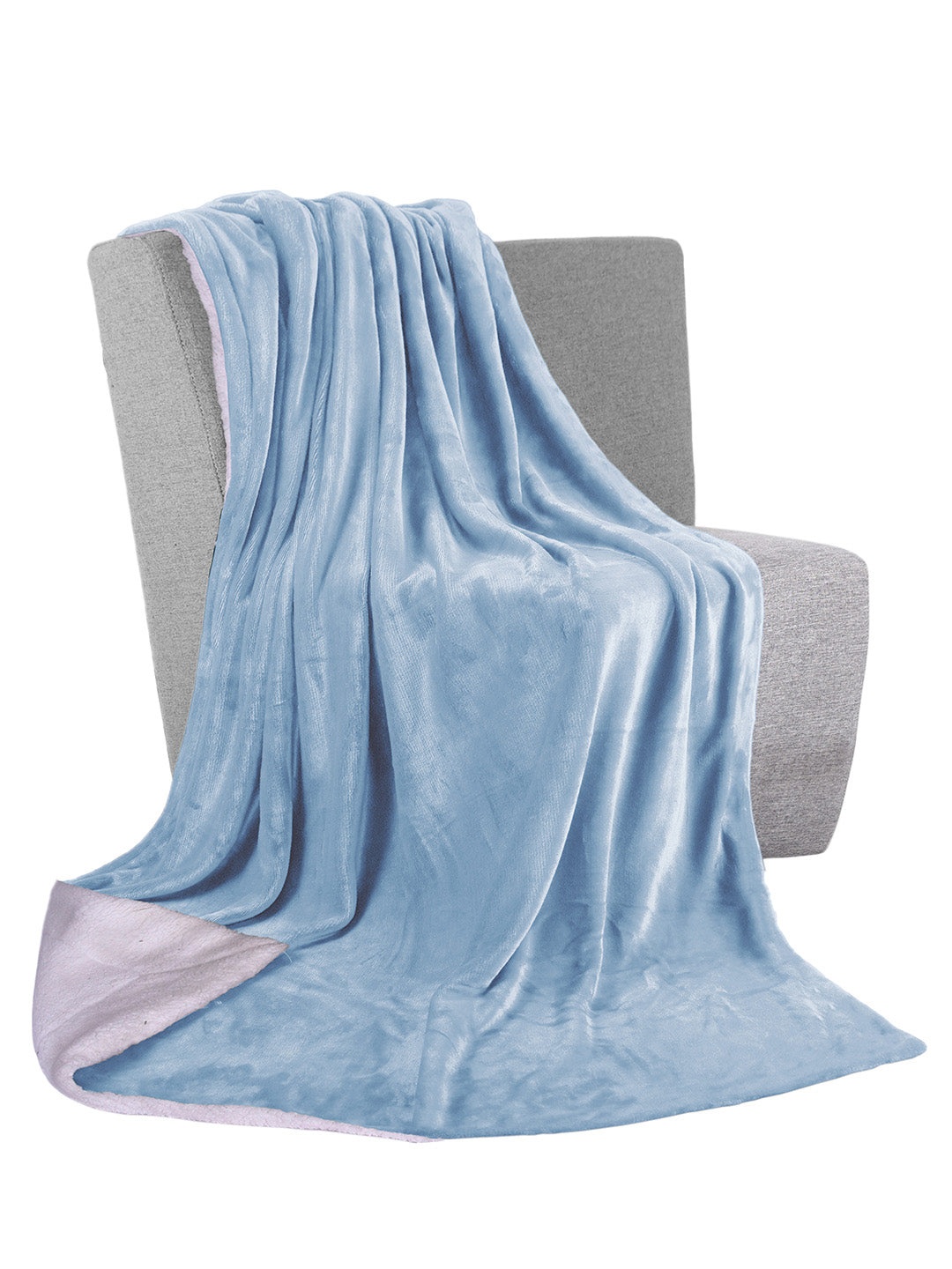 

Athome by Nilkamal Blue AC Room 300 GSM Single Bed Blanket