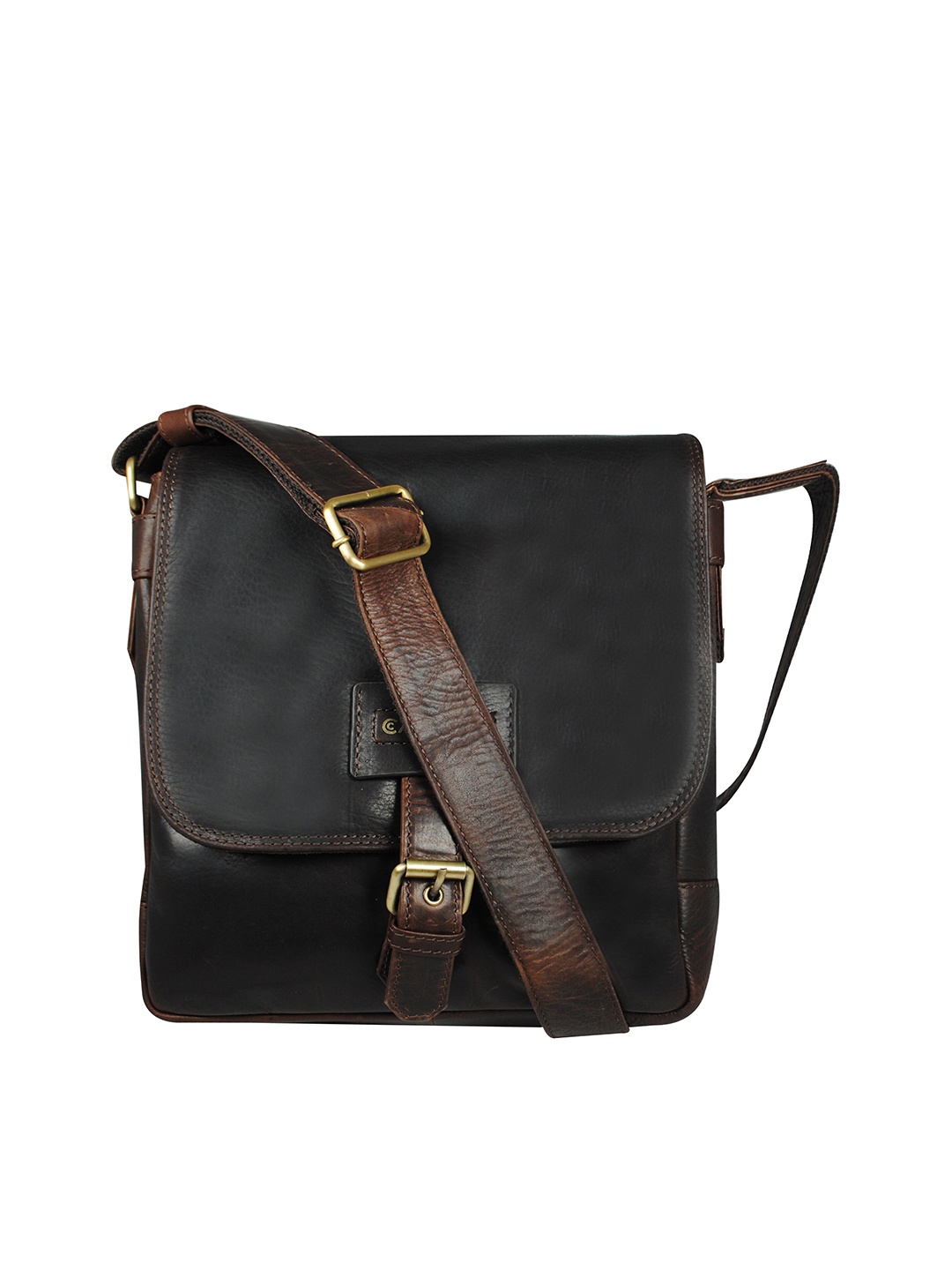 

CALFNERO Men Brown Messenger Bag