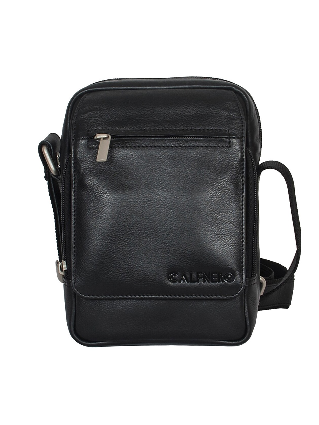 

CALFNERO Men Black Messenger Bag