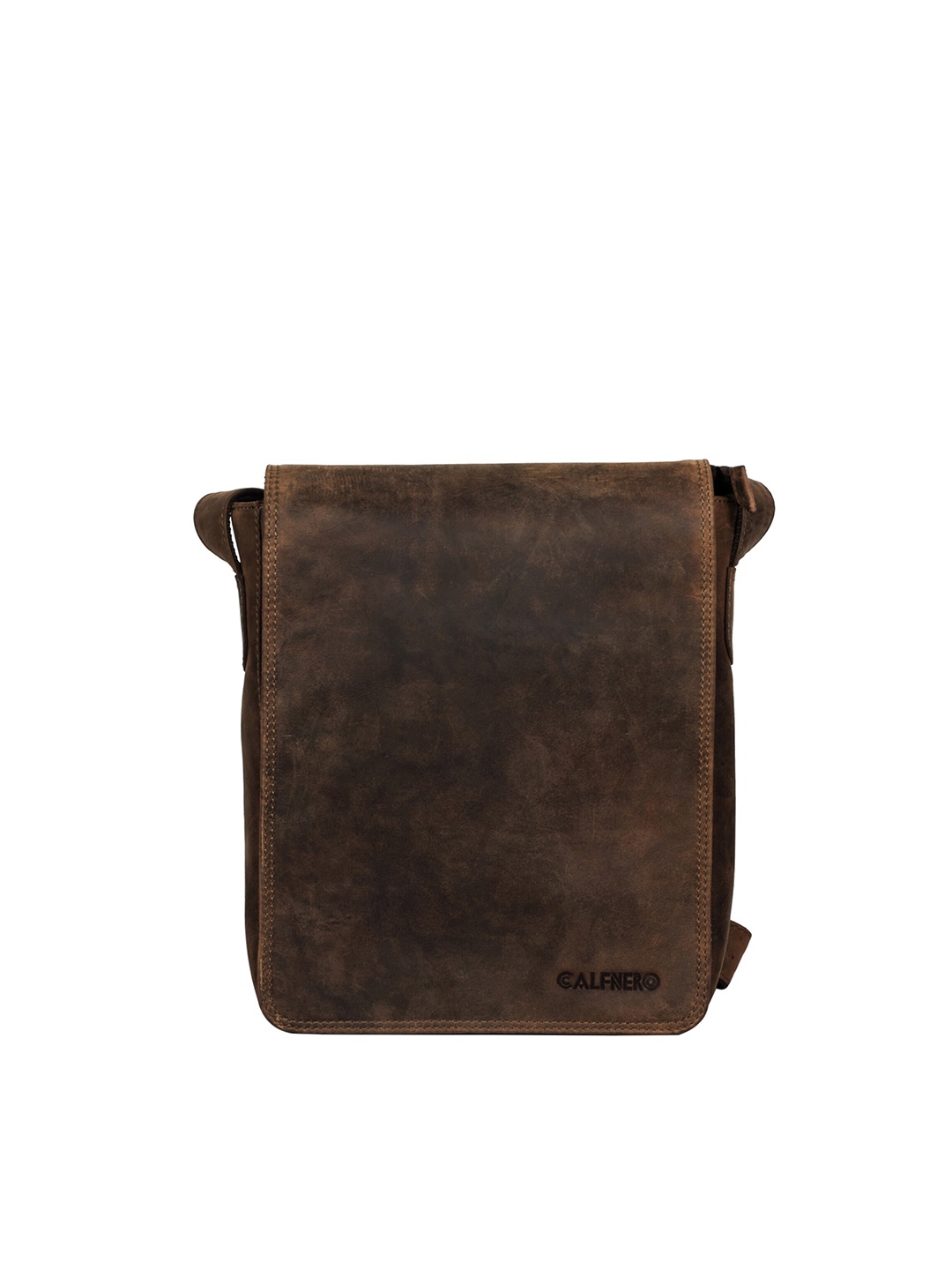 

CALFNERO Men Brown Messenger Bag