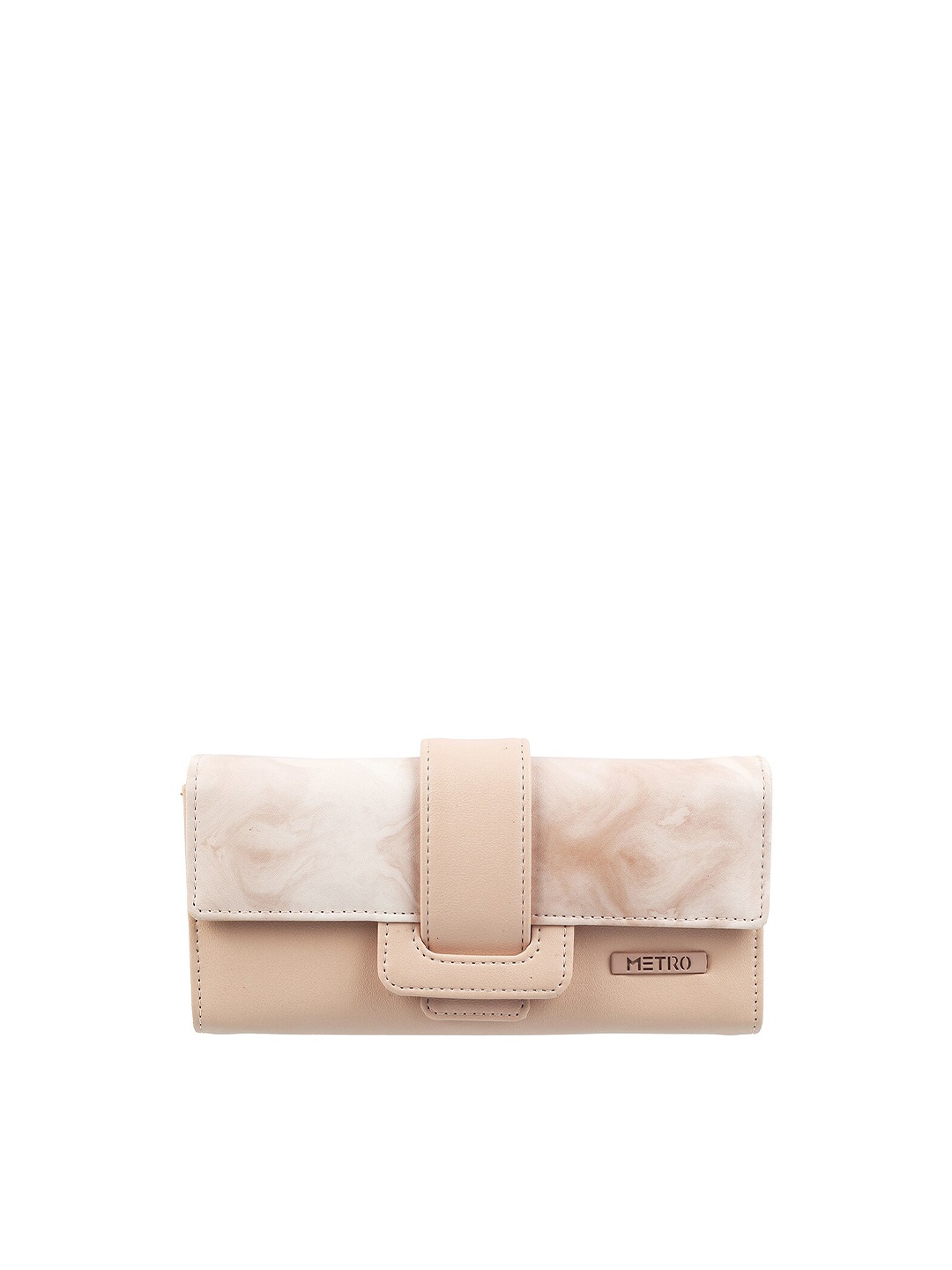 

Metro Women Beige Two Fold Wallet