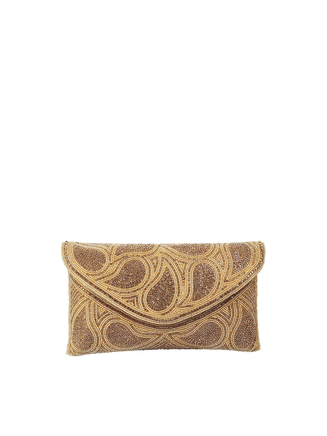 

Metro Gold-Toned Envelope Clutch