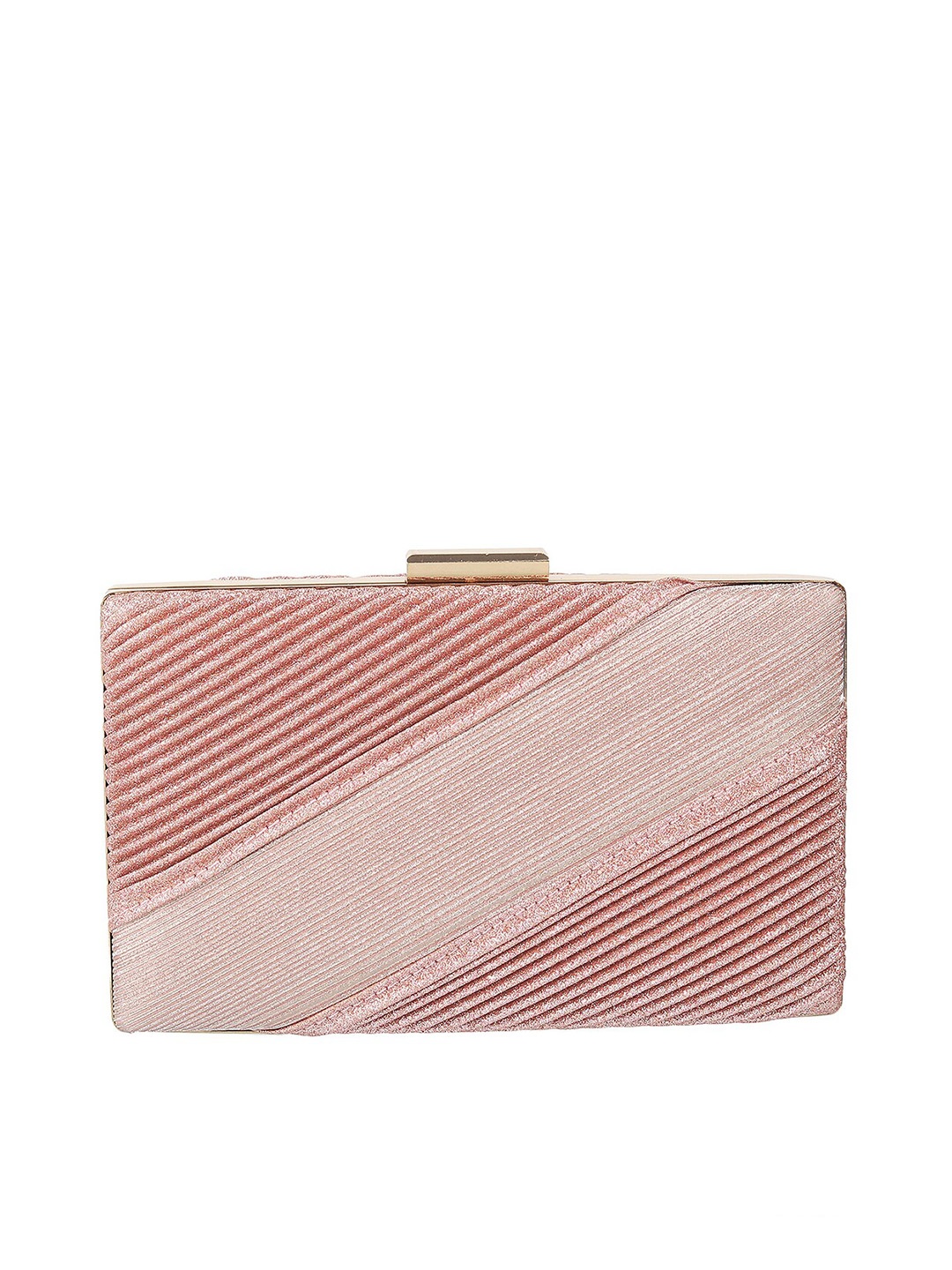 

Mochi Pink Colourblocked Box Clutch