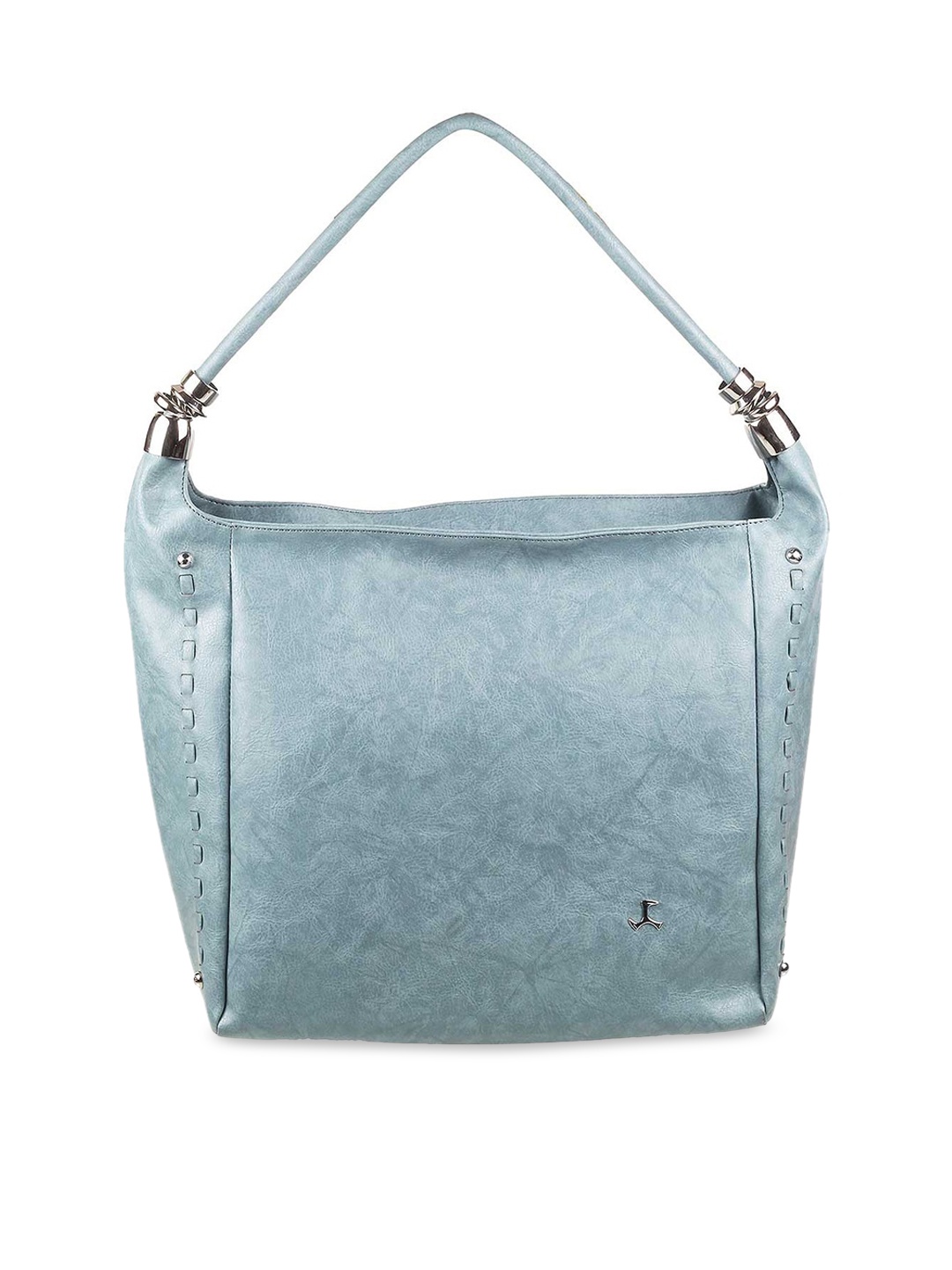 Mochi Blue Oversized Structured Shoulder Bag