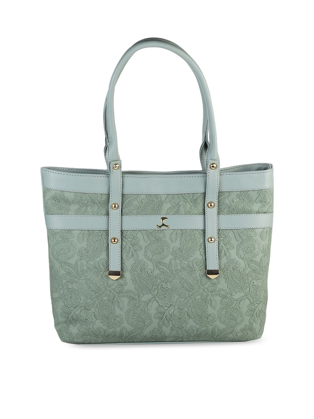 

Mochi Green PU Shopper Tote Bag