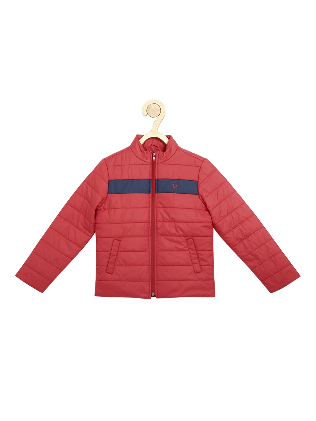 

Allen Solly Junior Boys Red Colourblocked Padded Jacket