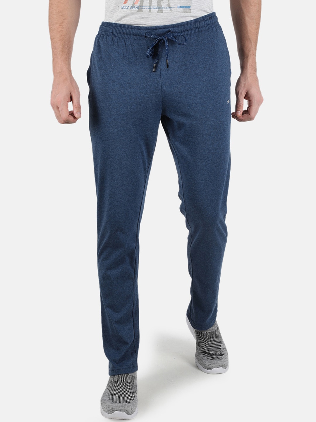 

Monte Carlo Men Blue Solid Track Pant