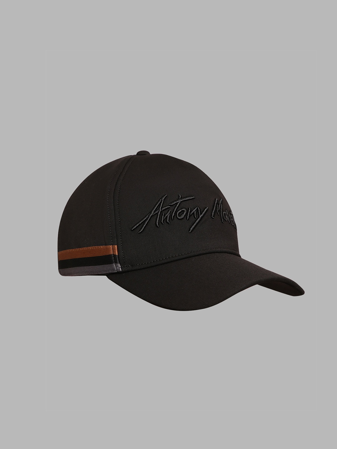 

Antony Morato Men Black & Grey Baseball Cap