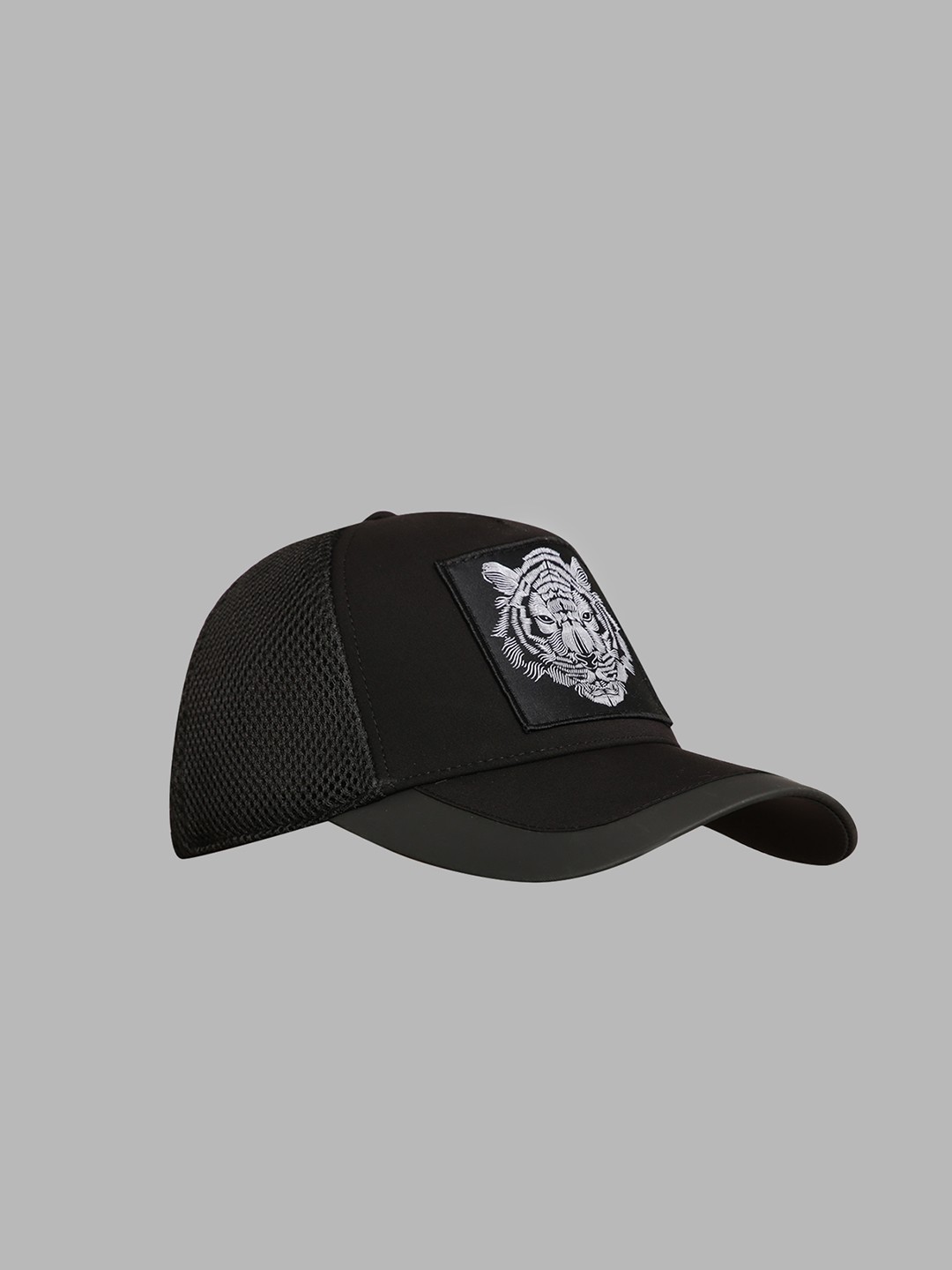 

Antony Morato Men Black & White Printed Baseball Cap