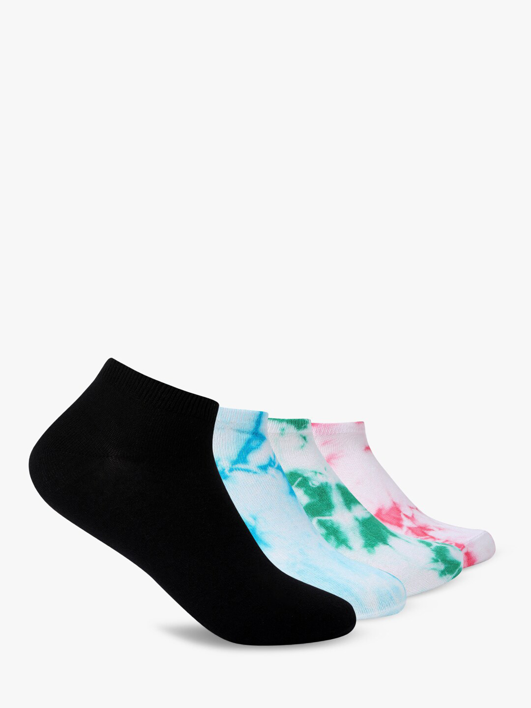 

Smarty Pants Pack of 4 Black & White Cotton Ankle Length Socks
