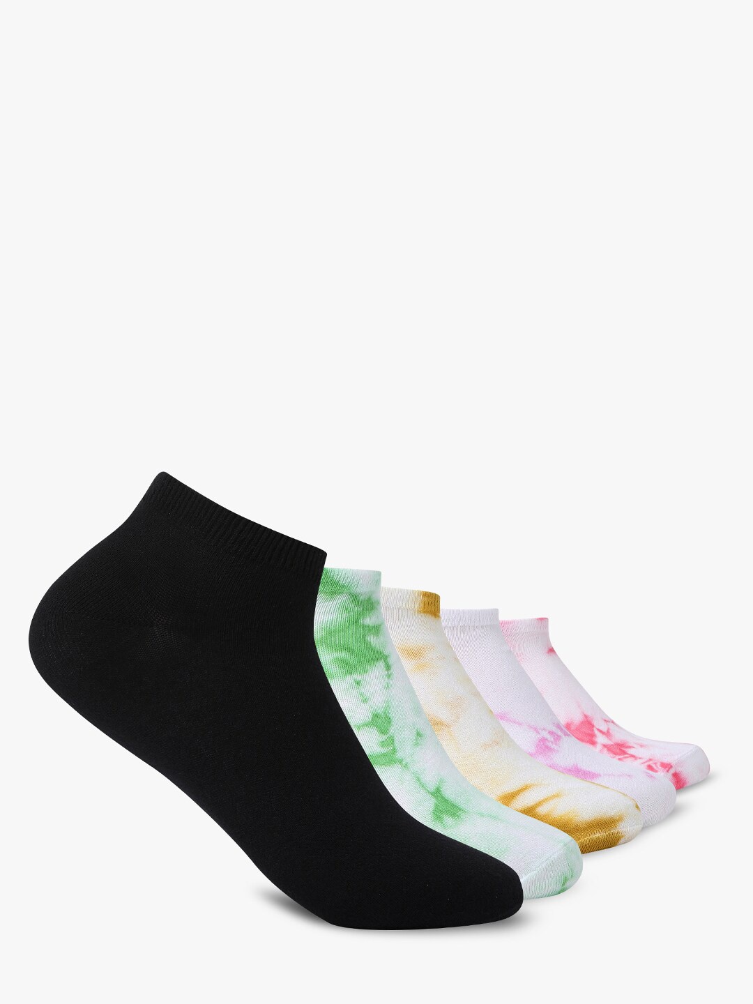 

Smarty Pants Women Assorted Pack Of 5 Cotton Ankle Length Socks, Multi