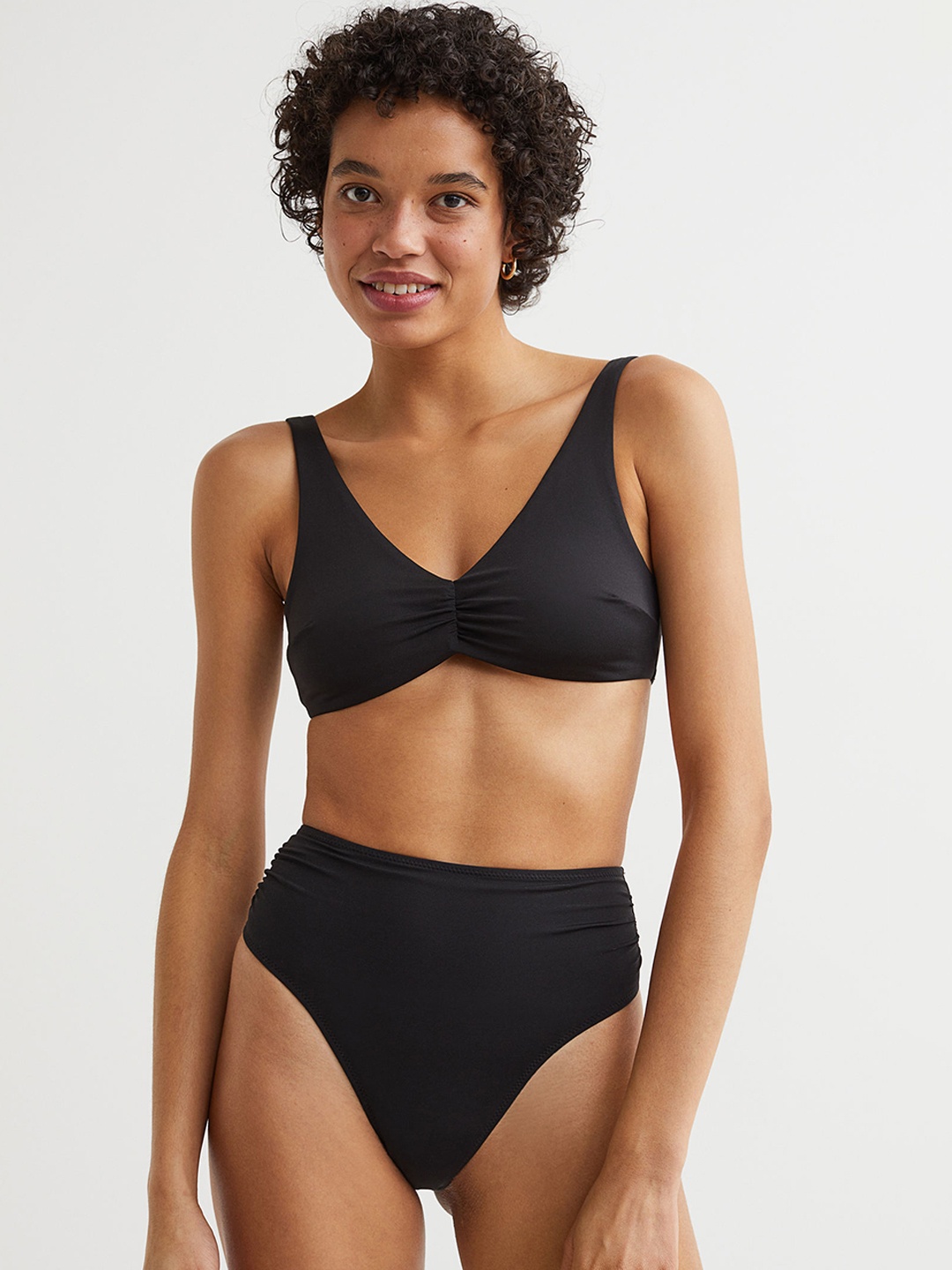 

H&M Women Black Brazilian Bikini Bottoms 1039771003
