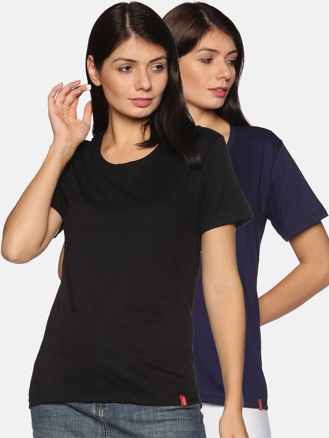 

NOT YET by us Women Black 2 T-shirt