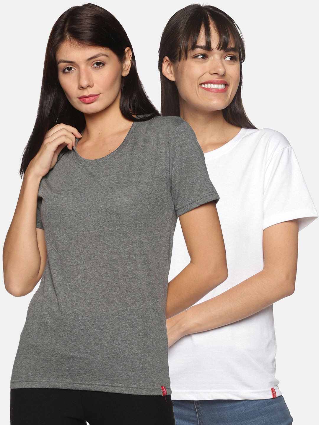 

NOT YET by us Women White 2 T-shirt