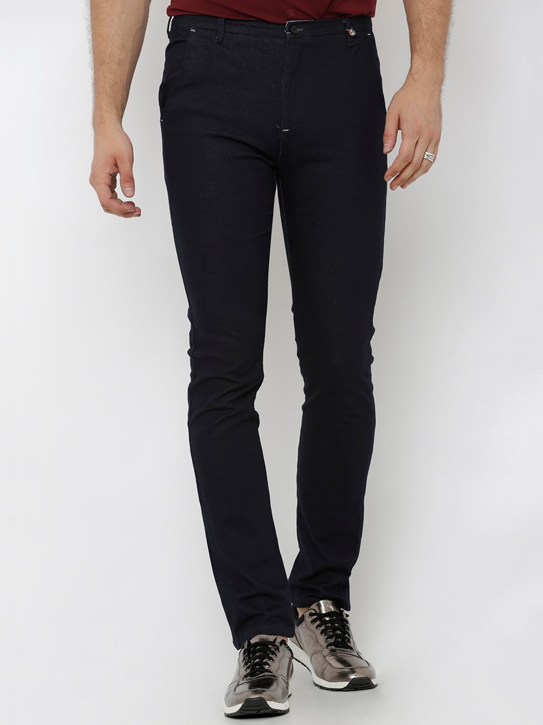 

Rex Straut Jeans Men Black Comfort Slim Fit Stretchable Jeans