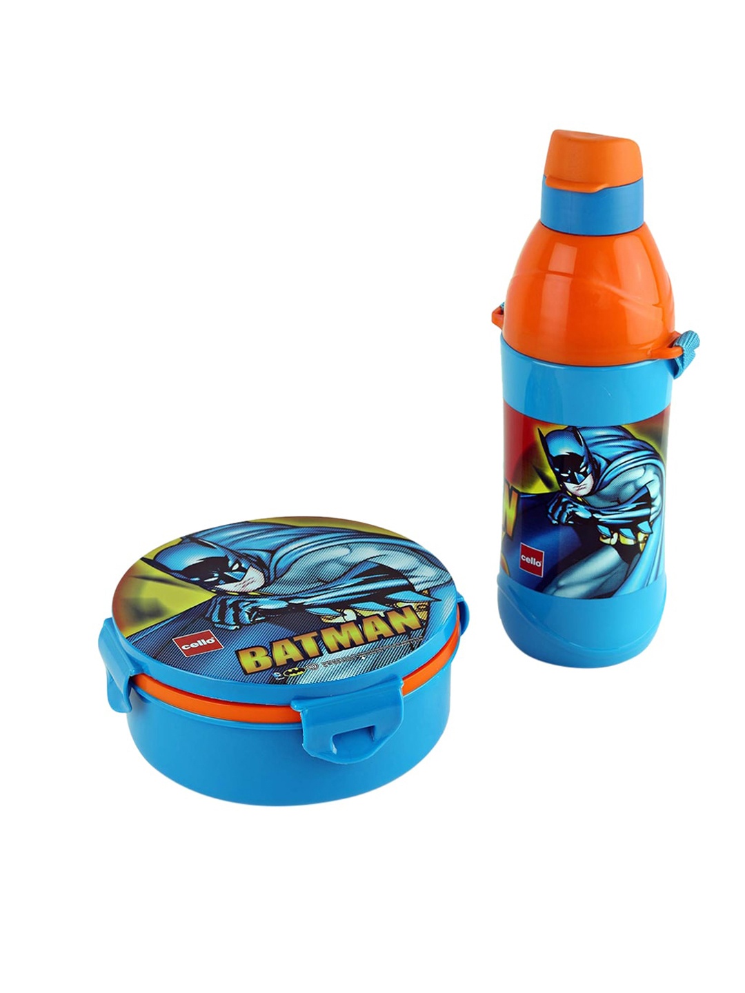 

Cello Tiffy Blue Batman Printed Lunch Box and Water Bottle Set